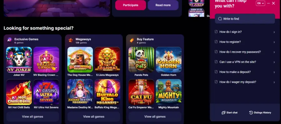 Nv casino opinie