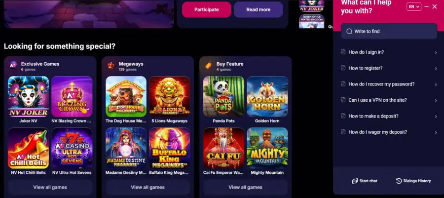 Nv casino online